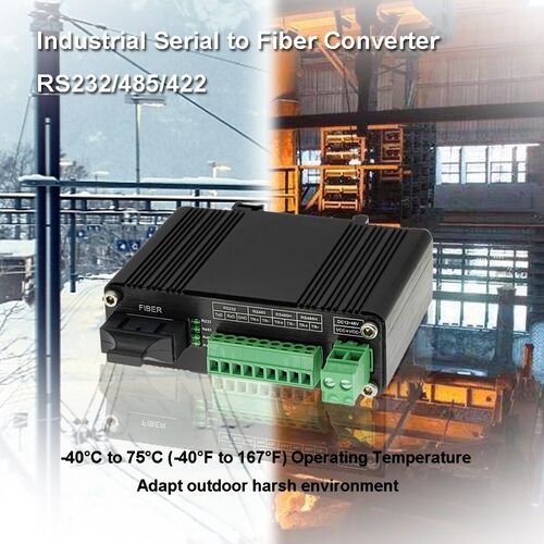 Latest company news about Großartiges industrielles serielles Glasfasermodem für stabile serielle Übertragung über große Entfernungen
