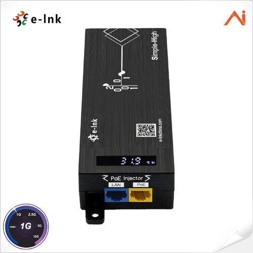 Latest company news about E-link LNK-AIPSE301M: Weltweit erster intelligenter KI-PoE-Injektor mit LED-Anzeige — 30W/60W/90W PoE++ Lösungen