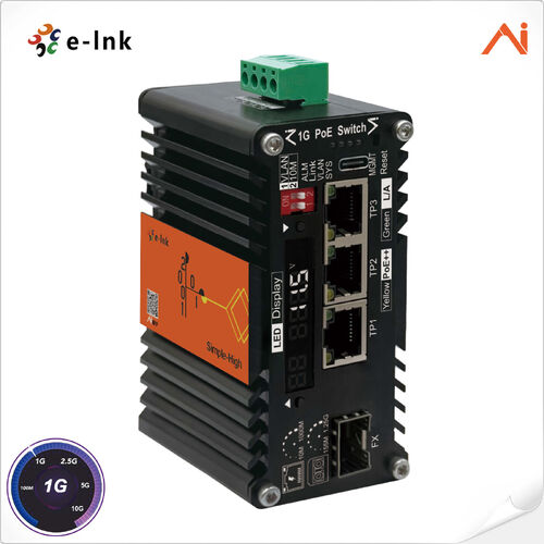 Latest company news about E-link startet 90W-Switch für industrielle KI-Smart Managed PoE++ mit Spannungshöherung für Solarnetze
