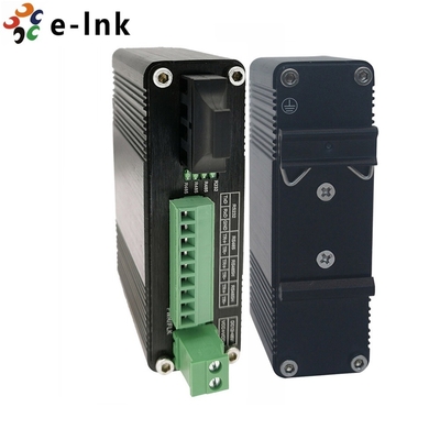 Industrielles serielles RS232 RS485 RS422 SC Glasfaser-Medienkonverter-Modem Singlemode 20 km
