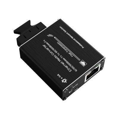 Mikro-Medienwandler von Typ 10/100/1000Base-Tx auf 100/1000Base-Fx Ethernet