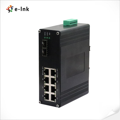Industrielle 8-Port 10/100/1000M/2.5G 802.3at PoE + 2-Port 1.25G/2.5G/10G SFP+ Ethernet-Switch