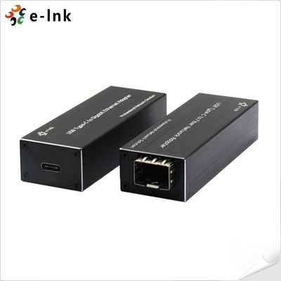 Micro-Mini-USB-C-auf-SFP-Gigabit-Ethernet-Adapter