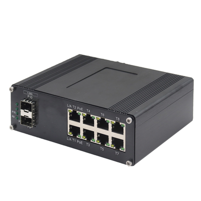 Vertrags-Ethernet-Schalter Mini Industrials 10-Port 10/100/1000T
