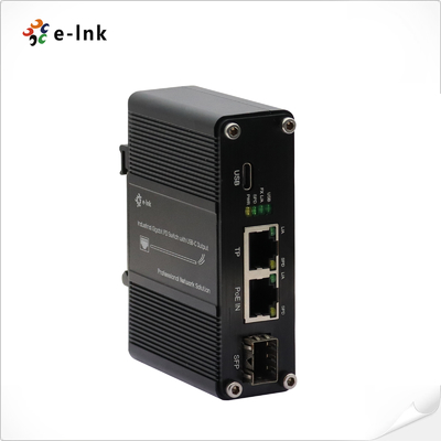 Mini Industrial Gigabit Ethernet PD Switch mit Typ-C-Ausgang