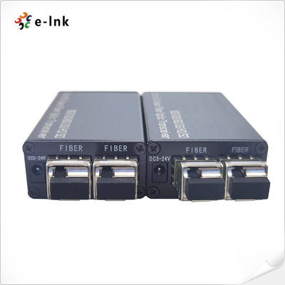 Mini 24G-SDI-zu-Faser-Konverter mit 2 x 12G-SDI 1*LC-Faser