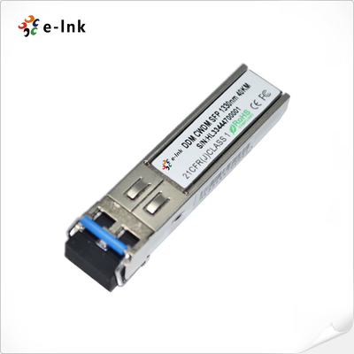 3G-SDI CWDM 1270 ~ 1610 nm 40 km digitaler Video-SFP optischer Transceiver (MSA)