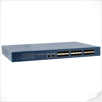 24SFP + 2xRJ45 Management Gigabit-Faser-Schalter