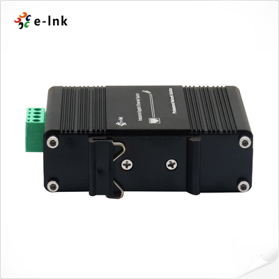 Mini Industrial 1-Port 100/1000X SFP zu 1-Port 10/100/1000T 90W PoE++ Medienwandler