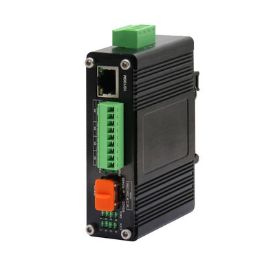 Mini-Industrial 10/100Base-T zu 100Base-X SFP Fiber Ethernet Medienwandler mit 1Ch RS232/RS485/RS422