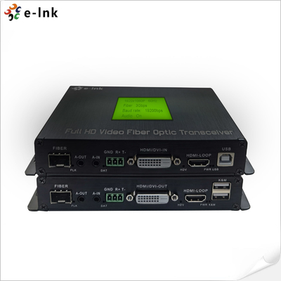 Cloud-verwalteter Multi-Funktions-HDMI-Glasfaser-Konverter
1 Kanal 1080P HDMI + USB KVM + 1 Kanal RS232 + 1 Kanal Bidi Stereo Audio + GPIO
