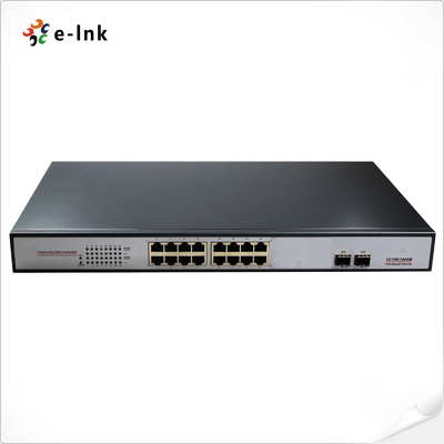 16G + 2SFP Unmanaged PoE Switch mit PoE+