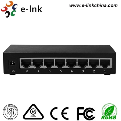 Nicht verwalteter 8-Port Ethernet-Switch 10/100/1000Mbps
