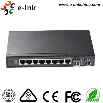 Verwaltete 8 Ports 10/100/1000M Gigabit-Switch mit 2 SFP-Slots