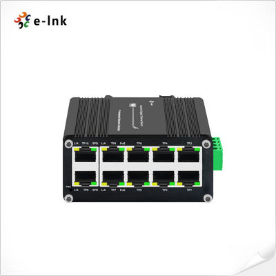 Mini Industrie-PoE-Switch 8-Port 10/100/1000T 802.3at PoE+ 2-Port 10/100/1000T