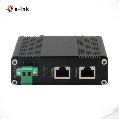 Industrie 10/100/1000Mbps 802.3at PoE+ Splitter Ausgangsspannung 36VDC