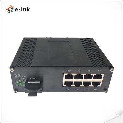 Industrielle 8-Port 10/100/1000Base-T + 1-Port 1000Base-X Ethernet-Switch