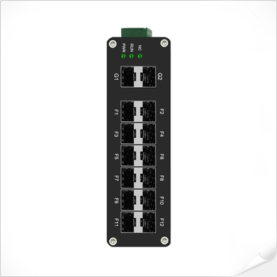 Industrie L2+ Managed 12-Port 1000X SFP + 2-Port 1000X SFP Glasfaserschalter