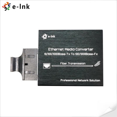 Mikro-Medienwandler von Typ 10/100/1000Base-Tx auf 100/1000Base-Fx Ethernet