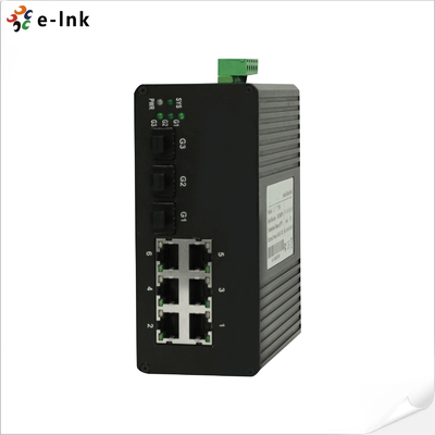 6 Port-Managed Industrial Ethernet Switches mit 3 1000Base-X SFP-Ports und 6 10/100Base-T (((X) Ports