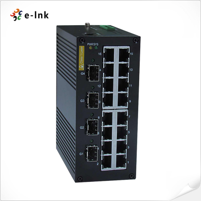 Verwaltete industrielle Ethernet-Schalter: 16 x 10/100BASETX + 4 x 1000BaseX SFP