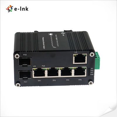 quality Industrielles PoE angetriebenes 5-Port 10-/100/1000T + 2-Port100/1000x SFP Ethernet-Schalter mit PoE-Durchgang factory