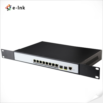 L2+ 8-Port 10/100/1000T + 2-Port 100/1000X SFP verwalteter Ethernet-Switch