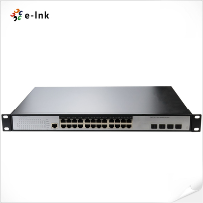 L3 24-Anschluss 10/100/1000T + 4-Anschluss 10G SFP+ Managed Ethernet Switch