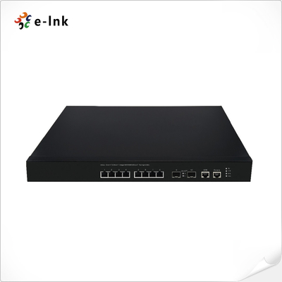 L2 Managed 8-Port 1G/10G Base-T + 2-Port 10G SFP+ Gigabit-Ethernet-Switch