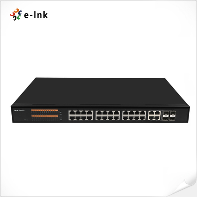 Verwalteter 24-Port 10/100/1000T + 4-Port 100/1000 SFP Combo Ethernet-Switch