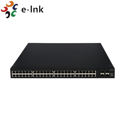L3 verwalteter 48-Port 10/100/1000BASE-T + 4-Port 10G SFP+ Gigabit Ethernet-Switch