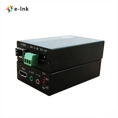 1Ch HDMI + 1Ch Bidirektions-Stereo Audio + 1Ch RS232 über Glasfaser-Erweiterung