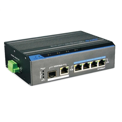 Industrie-Schalter mit 4 Ports (PoE)