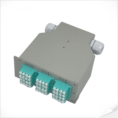 12LC Quad Din-Rail Fiber Patch Panel