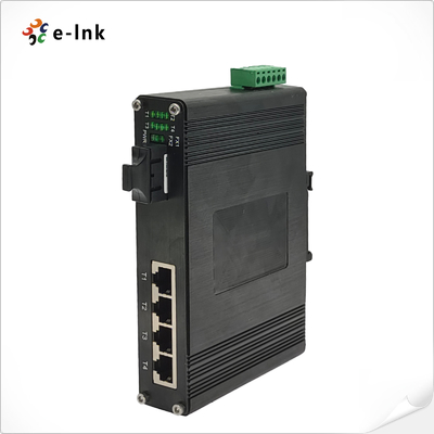 Industrie-Ethernet-Switch mit 4 Porten 10/100/1000Base-T + 1 Port 1000BASE-X