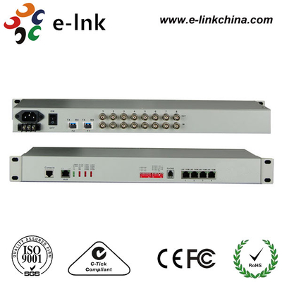 8E1 + 4GE 1+1 Glasfaser-PDH-Multiplexer