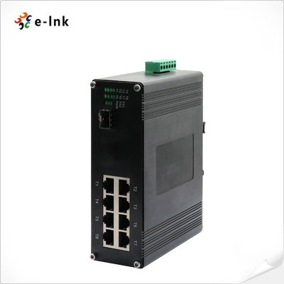 Industrielle 8-Port 10/100/1000Base-T + 1-Port 1000Base-X Ethernet-Switch