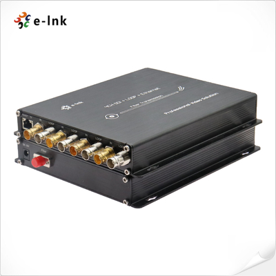 4-Kanal 3G-SDI-Glasfaser-Konverter mit Ethernet