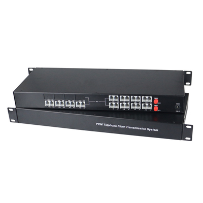 24Ch POTS ((FXO/FXS) Telefon über Glasfaser Mux