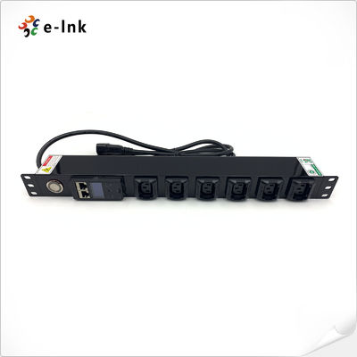 19 Zoll 1U 6 Port Intelligente Metered PDU Unterstützung Fernkommunikation und Steuerung