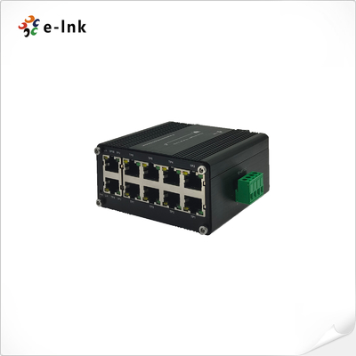Mini Industrial 10-Port 10/100/1000M Gigabit Ethernet-Schalter Kompaktes DIN-Schiene