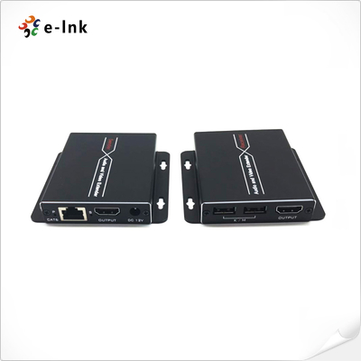 60M 1080P HDMI KVM Extender mit Loop-out unterstützt POC einseitige Stromversorgung benötigt 1pc 12V Strom an TX