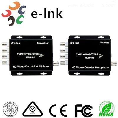 4 CH CVI/AHD/TVI HD/Coaxial Multiplexer