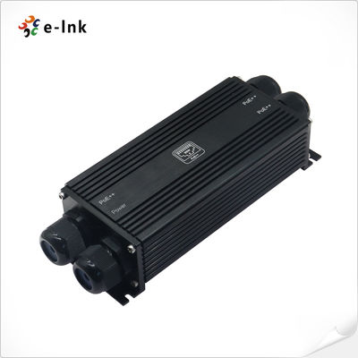 Industrieller PoE-Switch IP67 wasserdicht 3-Port Gigabit 802.3bt 48-57V DC